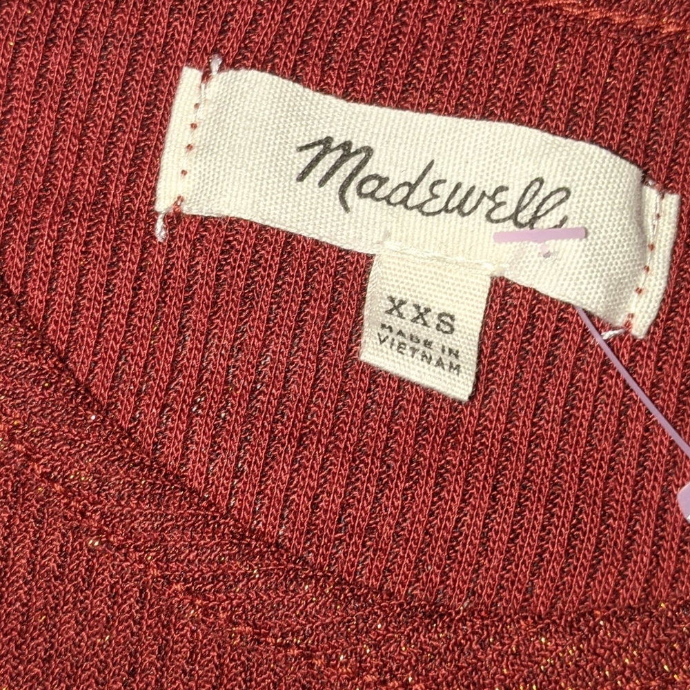 MADEWELL - Metallic Ruffle Tank - Picture 9 of 11